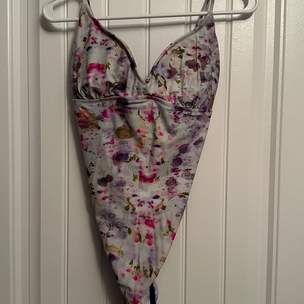 J. Crew Floral Print Swimsuit
